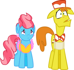 Size: 3036x2868 | Tagged: safe, artist:firestorm-can, carrot cake, cup cake, earth pony, pony, g4, female, male, mare, simple background, stallion, the cakes, transparent background, vector