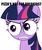 Size: 700x828 | Tagged: safe, twilight sparkle, g4, impact font, pizza's not for breakfast, special eyes, whitest kids you know