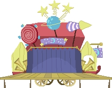 Size: 230x180 | Tagged: safe, artist:anonycat, no pony, pixel art, simple background, transparent background, trixie's wagon, wagon