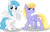 Size: 9001x5847 | Tagged: safe, artist:m99moron, cloud kicker, lightning bolt, white lightning, pegasus, pony, g4, absurd resolution, background pony, duo, female, mare, raised hoof, rearing, simple background, spread wings, transparent background, vector, wings