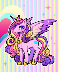 Size: 1025x1247 | Tagged: safe, artist:gogo69, princess cadance, alicorn, pony, g4, female, mare, pixiv, solo