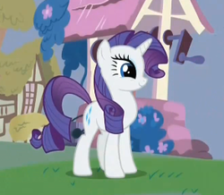 Size: 294x256 | Tagged: safe, screencap, rarity, g4, just for sidekicks, cute, pose, smiling, well