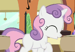 Size: 628x432 | Tagged: safe, screencap, sweetie belle, pony, unicorn, g4, just for sidekicks, season 3, animated, female, filly, foal, gif, trotting, trotting in place