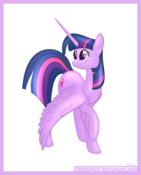 Size: 4200x5200 | Tagged: safe, artist:haltie, twilight sparkle, alicorn, pony, g4, absurd resolution, female, mare, simple background, smiling, solo, transparent background, twilight sparkle (alicorn)