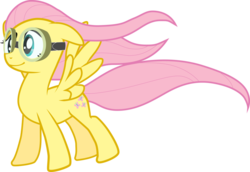 Size: 1024x704 | Tagged: safe, artist:kittyhawk-contrail, fluttershy, g4, hurricane fluttershy, goggles, simple background, transparent background, vector