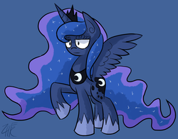 Size: 1409x1103 | Tagged: safe, artist:php92, princess luna, pony, g4, female, simple background, solo