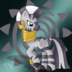 Size: 2000x2000 | Tagged: safe, artist:lupie1324, zecora, pony, zebra, g4, female, solo