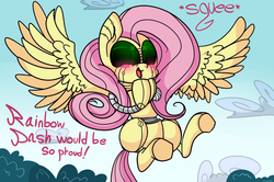 Size: 999x664 | Tagged: safe, artist:extradan, fluttershy, robot, g4, female, flutterbot, solo