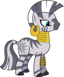 Size: 8329x10002 | Tagged: safe, artist:chezne, zecora, pony, zebra, g4, absurd resolution, female, simple background, smiling, solo, transparent background, vector