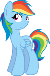 Size: 3148x4739 | Tagged: safe, artist:blueblitzie, rainbow dash, pony, g4, female, high res, simple background, solo, transparent background, vector