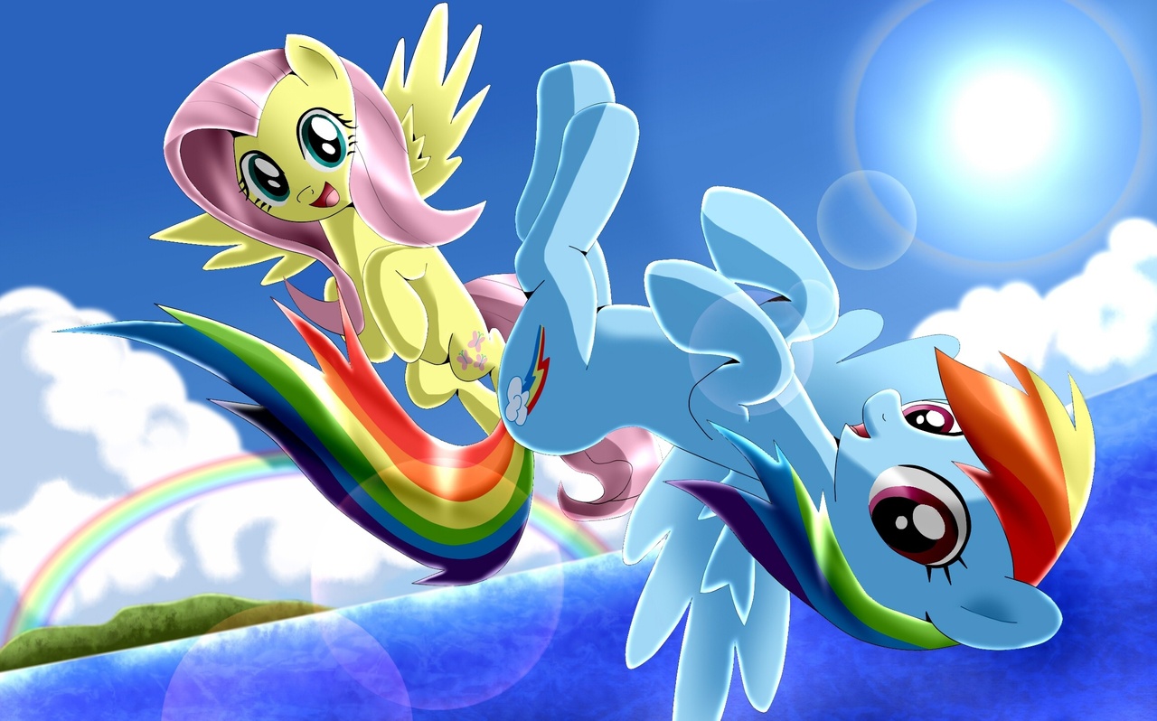 Rainbow Dash and Fluttershy