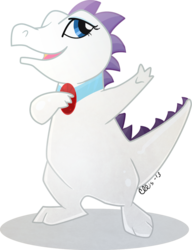 Size: 761x993 | Tagged: safe, artist:ellisarts, rarity, totodile, g4, female, pokefied, pokémon, raridile, simple background, solo, species swap, transparent background, vector