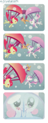 Size: 1500x3776 | Tagged: safe, artist:foxy-noxy, apple bloom, scootaloo, sweetie belle, g4, comic, cutie mark crusaders, parachute, snow globe