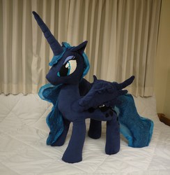 Size: 2922x3000 | Tagged: safe, artist:dreamangel686, princess luna, pony, g4, irl, photo, plushie, solo