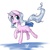 Size: 800x800 | Tagged: safe, artist:starlightspark, milky way, pony, g1, female, solo