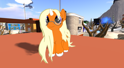 Size: 1920x1058 | Tagged: safe, artist:kiki-foxkitty, oc, oc only, oc:dreamsicle, 3d, filly, glasses, second life