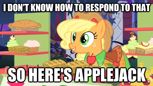 Safe Edit Edited Screencap Screencap Applejack Image Macro Reaction Image