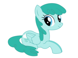 Size: 3200x2400 | Tagged: safe, artist:bluemeganium, spring melody, sprinkle medley, pony, g4, looking at you, prone, simple background, smiling, solo, transparent background, vector