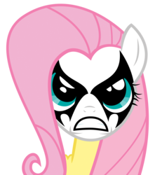 Size: 1731x1959 | Tagged: safe, artist:dairedo96, fluttershy, g4, face paint, solo