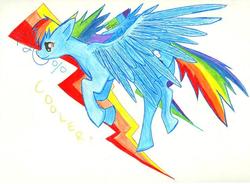 Size: 637x468 | Tagged: safe, artist:hawkfrostsavenger, rainbow dash, pony, g4, female, solo