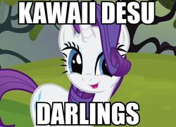 Size: 700x505 | Tagged: safe, screencap, rarity, pony, unicorn, g4, spike at your service, caption, cute, female, image macro, mare, text