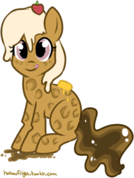 Size: 274x362 | Tagged: safe, artist:lulubell, food pony, original species, pancakes, ponified, simple background, transparent background, waffle