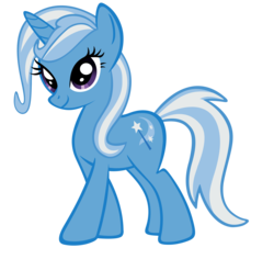 Size: 3594x3393 | Tagged: safe, artist:durpy, trixie, pony, unicorn, g4, alternate hairstyle, bedroom eyes, female, mare, simple background, smiling, solo, transparent background, vector