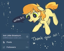 Size: 478x386 | Tagged: safe, artist:nyonhyon, braeburn, earth pony, pony, g4, colt, cute, male, solo, tumblr