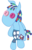 Size: 6000x9234 | Tagged: safe, artist:fluffytuli, rainbow dash, smarty pants, g4, absurd resolution, doll, recolor, simple background, solo, toy, transparent background, vector