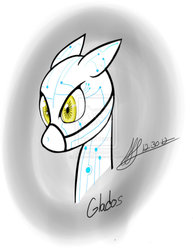 Size: 786x1017 | Tagged: dead source, safe, artist:allusion02, glados, ponified, portal (valve)