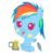 Size: 450x474 | Tagged: safe, artist:convoykaiser, rainbow dash, pegasus, pony, g4, baby, baby pony, cider, cute, dashabetes, diaper, female, filly, filly rainbow dash, foal, simple background, solo, transparent background