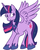 Size: 342x431 | Tagged: safe, artist:lulubell, twilight sparkle, alicorn, pony, g4, female, mare, scrunchy face, simple background, solo, twilight sparkle (alicorn), unshorn fetlocks, white background