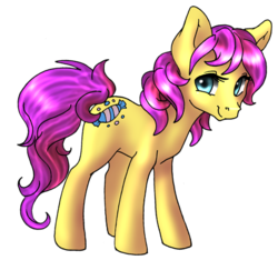 Size: 480x450 | Tagged: safe, artist:sugarcup, bon bon (g1), earth pony, pony, g1, my little pony tales, female, simple background, solo, transparent background