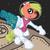 Size: 504x504 | Tagged: safe, artist:ficficponyfic, oc, oc only, bipedal, cowboys and equestrians, gun, hat, laser, mad (tv series), mad magazine, maplejack, planet, pony galaxy adventure, raygun, science fiction, space, spaceship, spacesuit, tumblr, tumblr comic