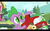 Size: 1024x640 | Tagged: safe, screencap, angel bunny, gummy, opalescence, owlowiscious, spike, g4, just for sidekicks, my little pony: friendship is magic, letterboxing, youtube caption