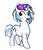 Size: 531x619 | Tagged: safe, artist:naunask, dj pon-3, vinyl scratch, pony, g4, female, simple background, solo