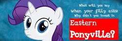 Size: 590x203 | Tagged: safe, edit, rarity, pony, g4, female, filly, filly rarity, poland, solo, younger