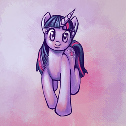 Size: 500x500 | Tagged: safe, artist:vogelspinne, twilight sparkle, pony, g4, female, solo