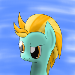 Size: 2600x2600 | Tagged: safe, artist:flashiest lightning, lightning dust, pegasus, pony, g4, awesome, george costanza, misunderstanding, solo