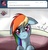 Size: 460x480 | Tagged: safe, artist:dragk, rainbow dash, g4, ask, tumblr