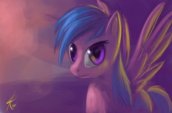 Size: 854x564 | Tagged: safe, artist:grissaecrim, firefly, pegasus, pony, g1, g4, g1 to g4, generation leap, solo