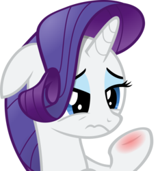 Size: 9521x10318 | Tagged: safe, artist:stayeend, rarity, pony, unicorn, g4, magic duel, absurd resolution, female, floppy ears, frown, injured, lidded eyes, mare, sad, simple background, solo, transparent background, underhoof, vector, wavy mouth