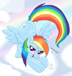 Size: 990x1050 | Tagged: safe, artist:joakaha, rainbow dash, pony, g4, female, solo