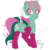 Size: 800x800 | Tagged: safe, artist:masqueadrift, fizzy, twinkle eyed pony, g1, clothes, socks