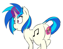 Size: 1056x818 | Tagged: safe, artist:lowkey, edit, dj pon-3, vinyl scratch, pony, unicorn, g4, asking for it, butt, female, fire, flamethrower, imminent fart, implied farting, levitation, lighter, magic, plot, scrunchy face, simple background, solo, telekinesis, the ass was fat, this will end in fire, this will not end well, transparent background, vinyl ass, weapon