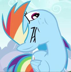 Size: 954x960 | Tagged: safe, screencap, rainbow dash, g4, the mysterious mare do well