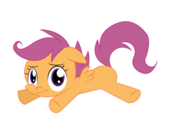 Size: 1469x1068 | Tagged: safe, artist:sauec, scootaloo, pony, g4, female, simple background, solo, transparent background