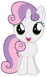 Size: 5008x8192 | Tagged: safe, artist:thatguy1945, part of a set, sweetie belle, pony, unicorn, g4, just for sidekicks, absurd resolution, cute, cutie mark crusaders, diasweetes, simple background, solo, transparent background, vector