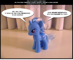 Size: 1024x846 | Tagged: safe, artist:kturtle, trixie, g4, brushable, comic, irl, my favorite scenes, photo, toy