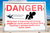 Size: 500x327 | Tagged: safe, rainbow dash, g4, danger, irl, photo, sign, warning